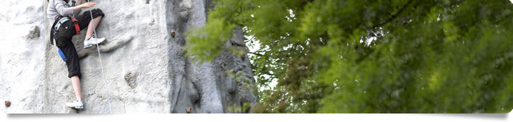 rock climbing close up
