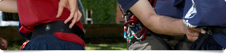 safety harness close up